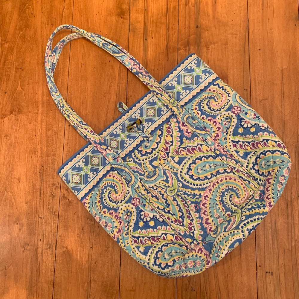 Vera Bradley Tote in Capri Blue